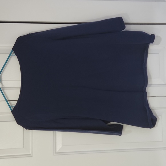 LIZ Claiborne size 3x Navy color with rhinestones by First issue stretchy soft. - Picture 6 of 6